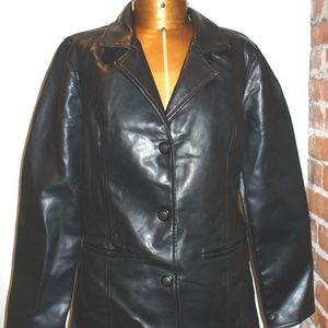 Emporio Armani Faux Leather Jacket